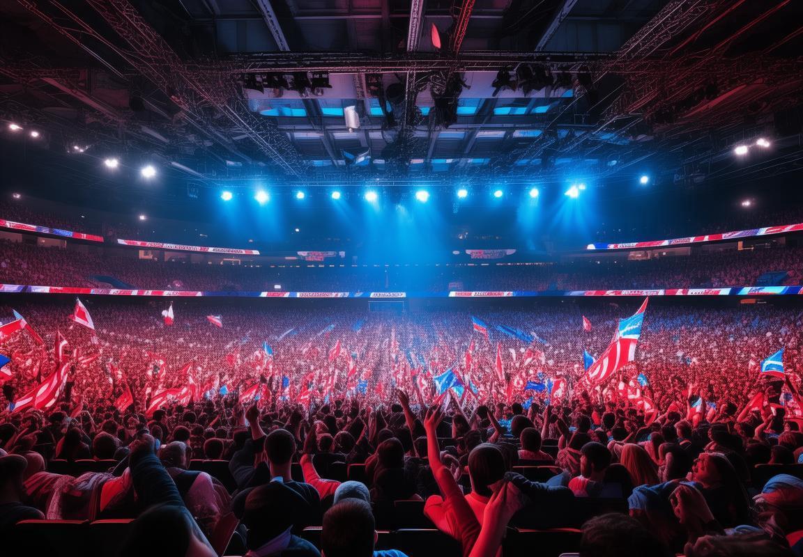 电竞比赛现场氛围燃爆！iG和BLG粉丝应援沸腾全场，英雄联盟赛事欢呼声中见证TheShy剑魔三杀，选手赛后互动温情收尾